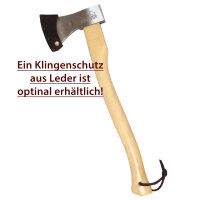Prandi Axt German Type 1000 gr. Axtkopf aus C45-Stahl und 60 cm Hickorystiel