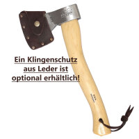 Prandi Axt German Type 600 Gramm Axtkopf aus C45-Stahl mit 36 cm Hickorystiel
