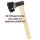 Prandi Axt Wurfaxt German Type 600 Gramm, C45-Stahl, 36 cm gerader Hickorystiel