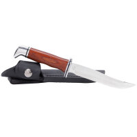 Buck Pathfinder 105CCS1 Cocobolo, Jagdmesser mit 420HC Klinge und Lederscheide